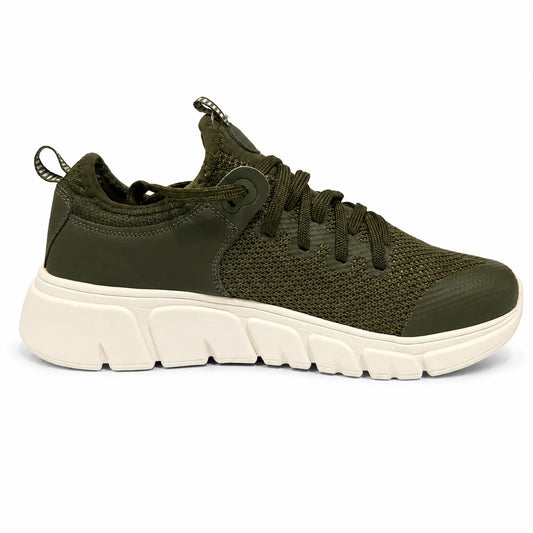 Venice Sneakers – Olive Green Knit