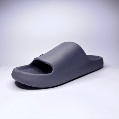 Grey Contrast Strap Clogs