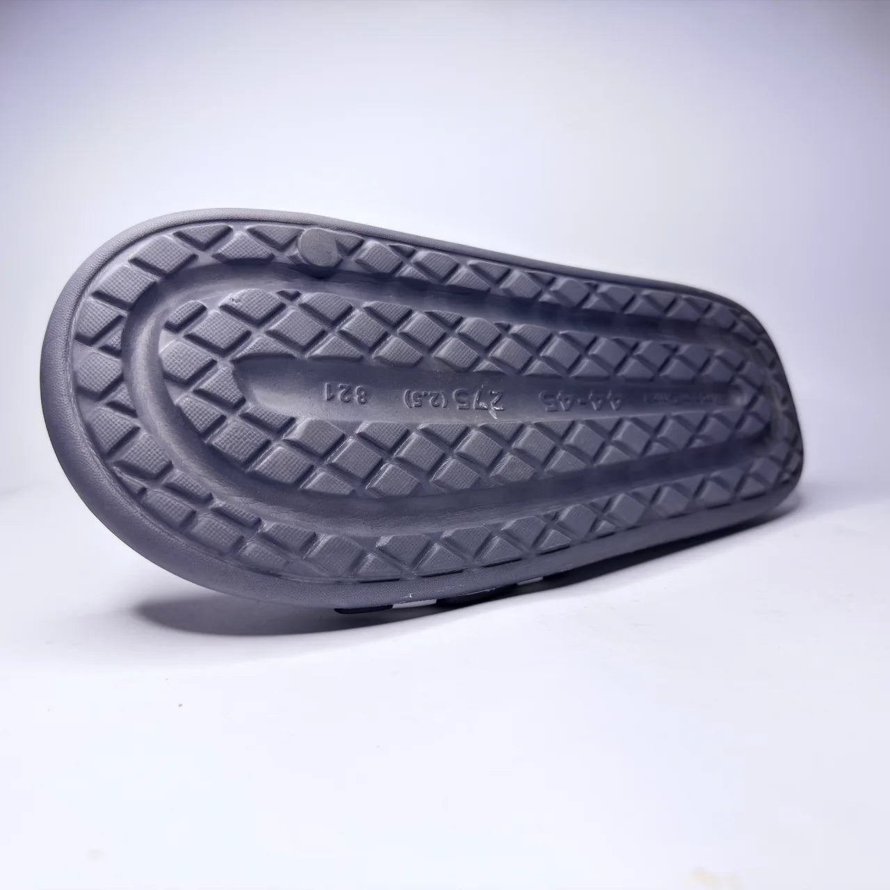 Grey Contrast Strap Clogs