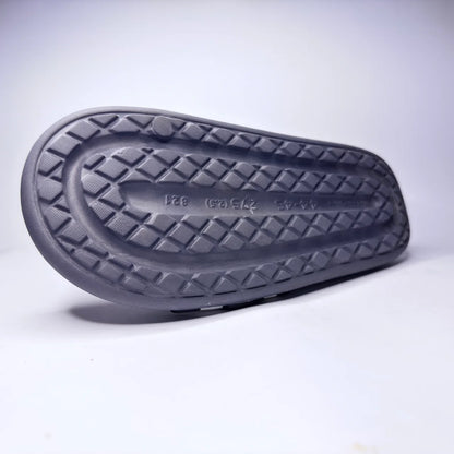 Grey Contrast Strap Clogs