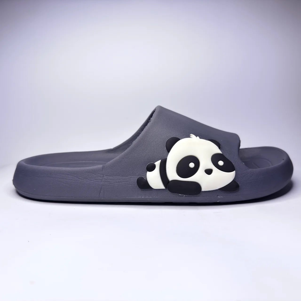 Grey Contrast Strap Clogs