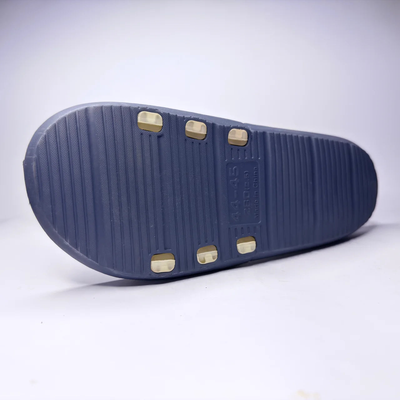 Navy & Cream Layered Clogs