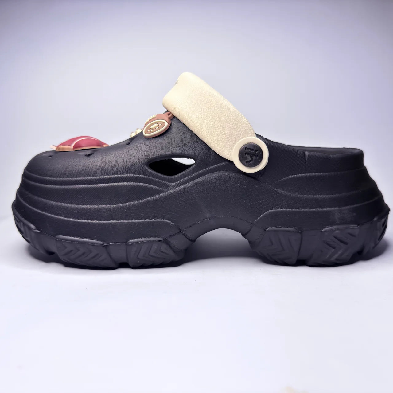 Teddy Island Black Clogs