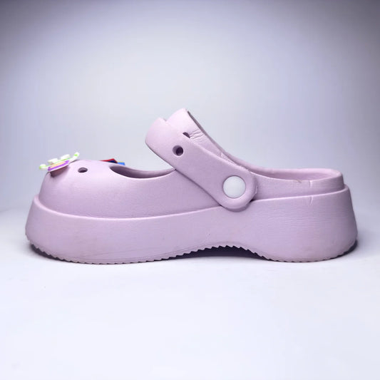 Lavender Kids’ Clogs with Charms