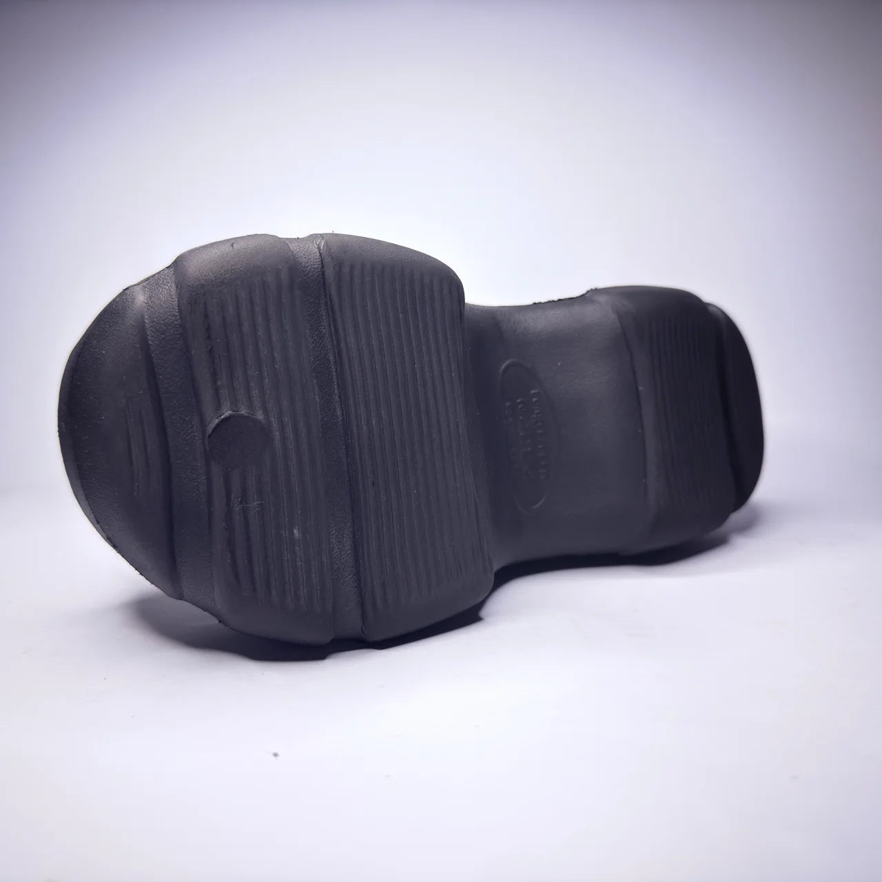 Black Platform Clogs with Pearl Charms