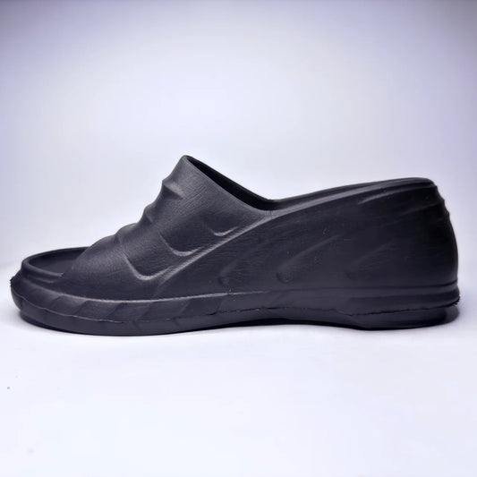 Black Comfort Slide Sandals