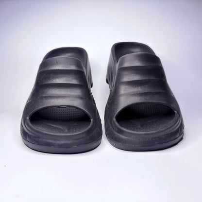 Black Comfort Slide Sandals