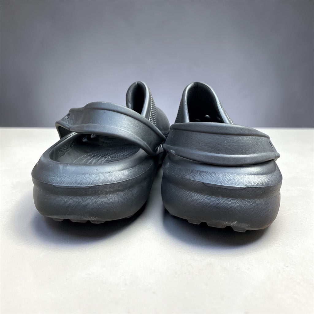 Dark Grey Classic Clogs | Plain Comfort Foam Clogs | Ventilated Slip-On Footwear