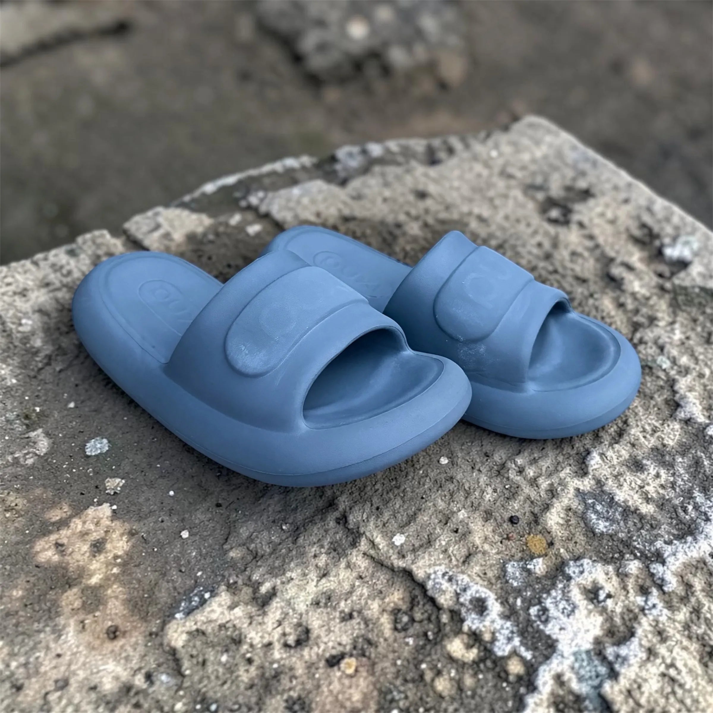 Sky Blue Molded Clogs | Sculpted Vamp Foam Clogs | Comfortable Slip-On Footwear