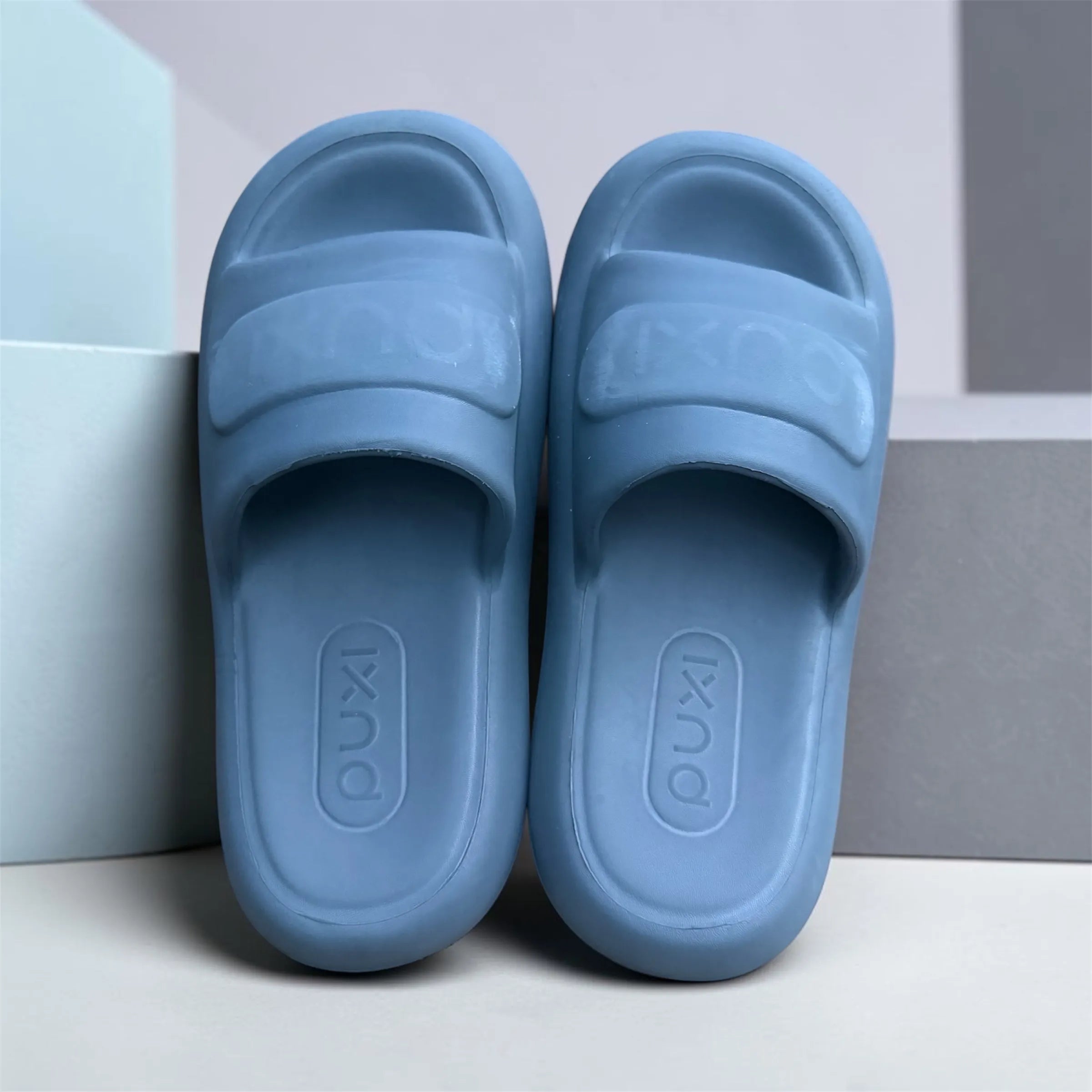 Sky Blue Molded Clogs | Sculpted Vamp Foam Clogs | Comfortable Slip-On Footwear