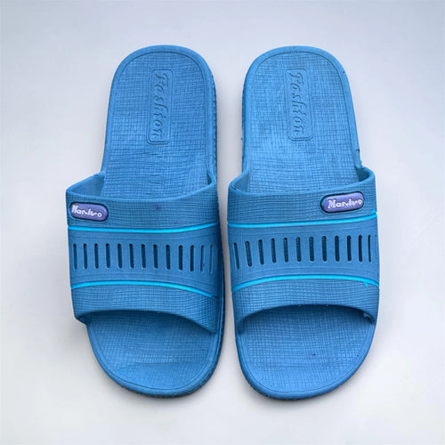 Blue Nanivo Fashion Slides | Vented Strap Classic Slippers | Everyday Comfort Footwear