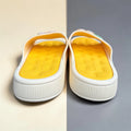 Cream & Yellow Rabbit Pineapple Slides | Cute Patch Design | Support Footbed Foam Slippers