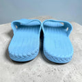 Sky Blue XYCH Rope Texture Slides | Fashion Embossed Footbed | Comfortable Foam Slippers