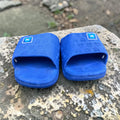 Royal Blue Mickey Print Slides | Comfortable Kids Slip-On Slippers