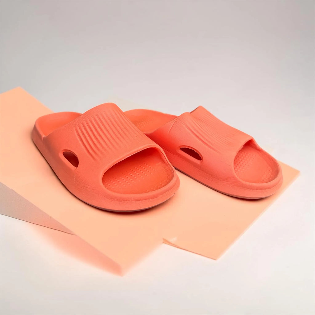 Coral Pillow Slides | Cloud Soft Thick Sole Sliders | Comfortable Minimalist Slippers