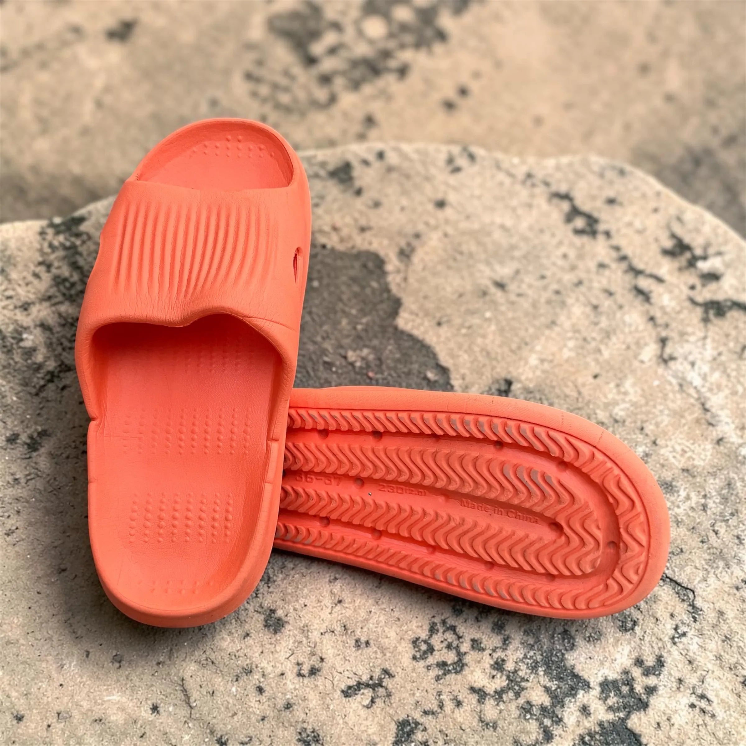 Coral Pillow Slides | Cloud Soft Thick Sole Sliders | Comfortable Minimalist Slippers
