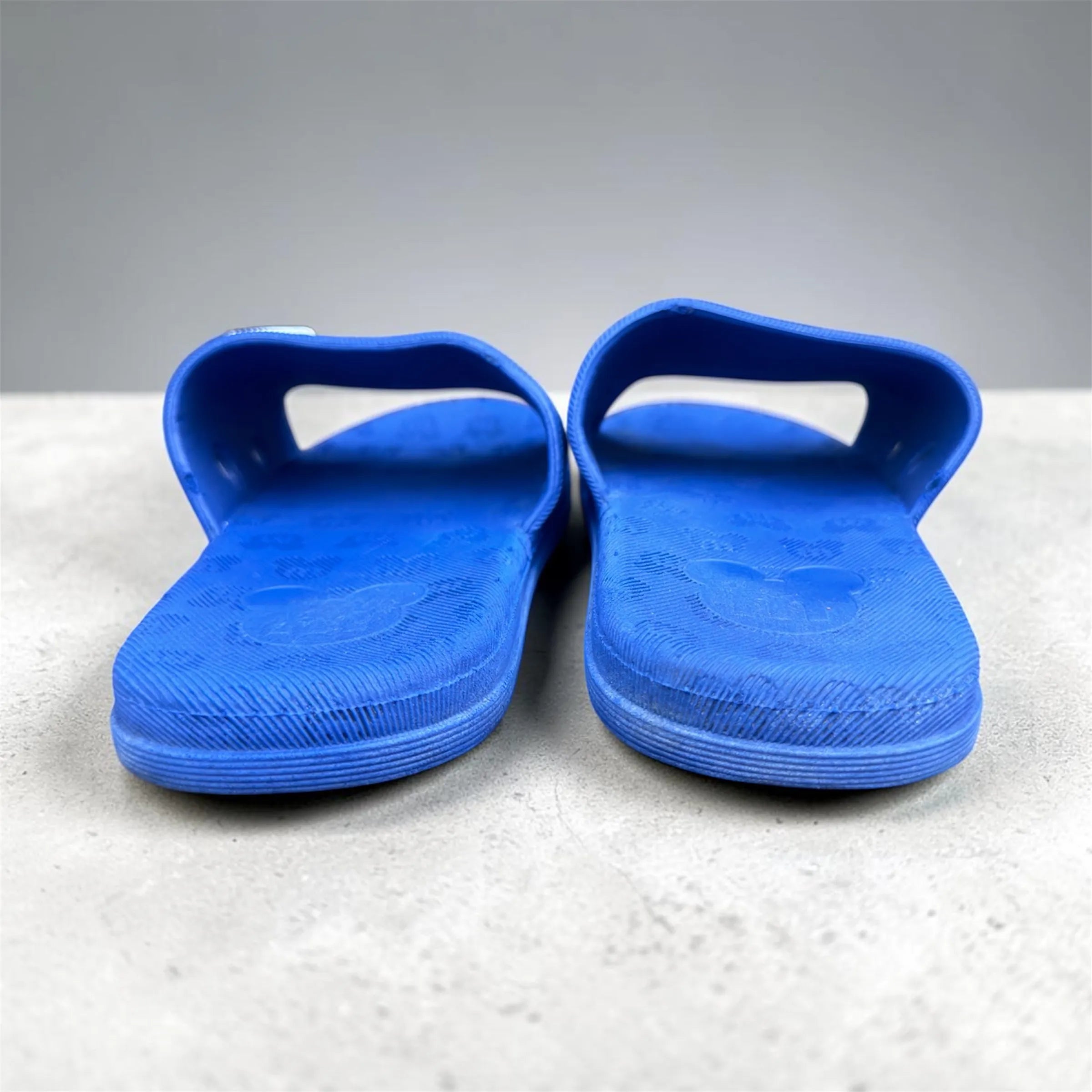Royal Blue Mickey Print Slides | Comfortable Kids Slip-On Slippers
