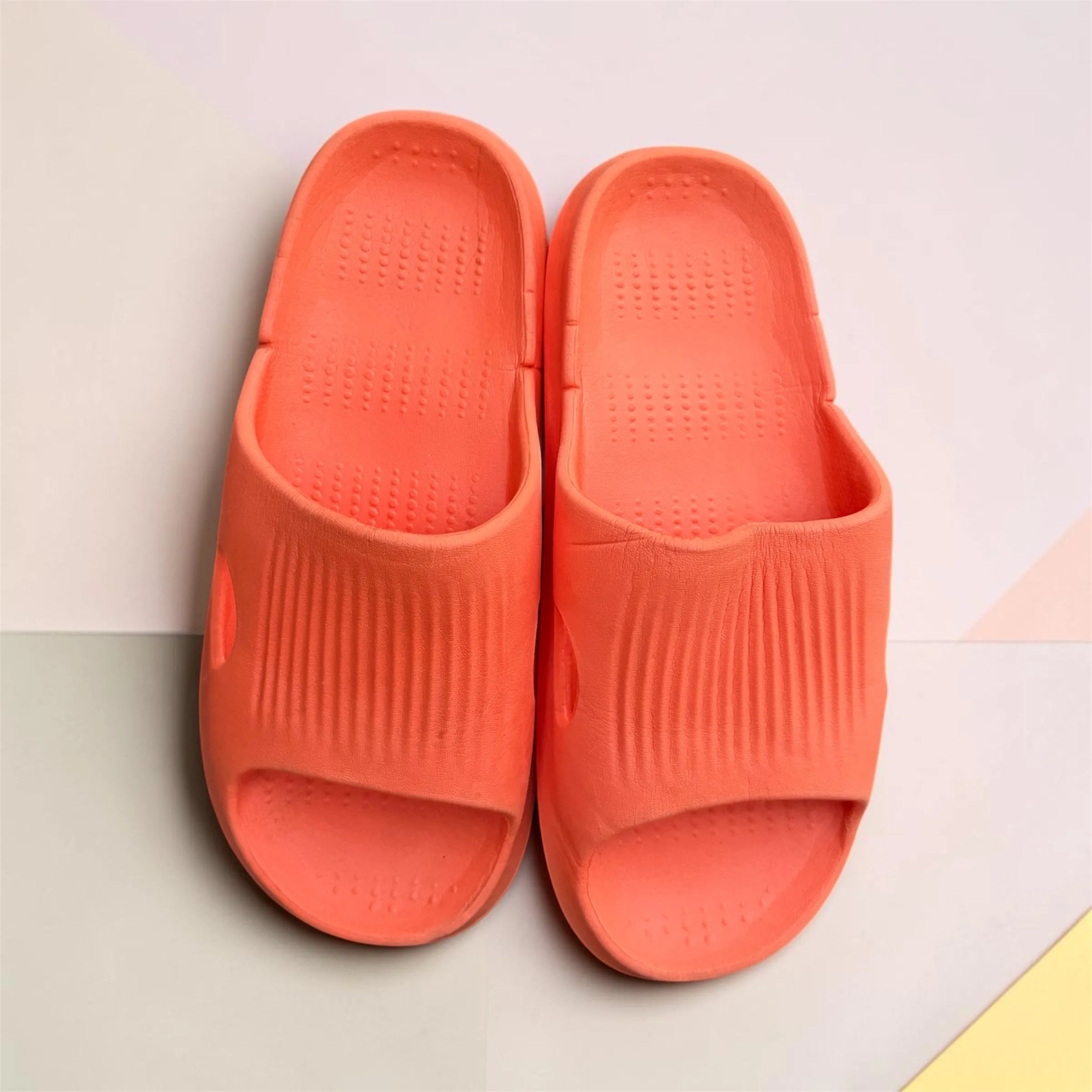 Coral Pillow Slides | Cloud Soft Thick Sole Sliders | Comfortable Minimalist Slippers