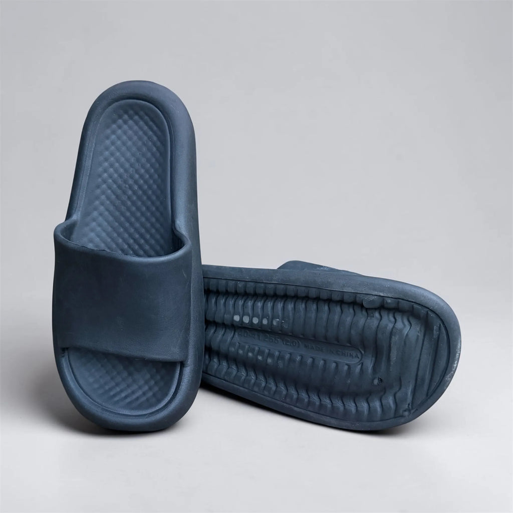 Pillow Slides | Checkered Massage Footbed | Cloud Soft Thick Sole Slip-On Slippers