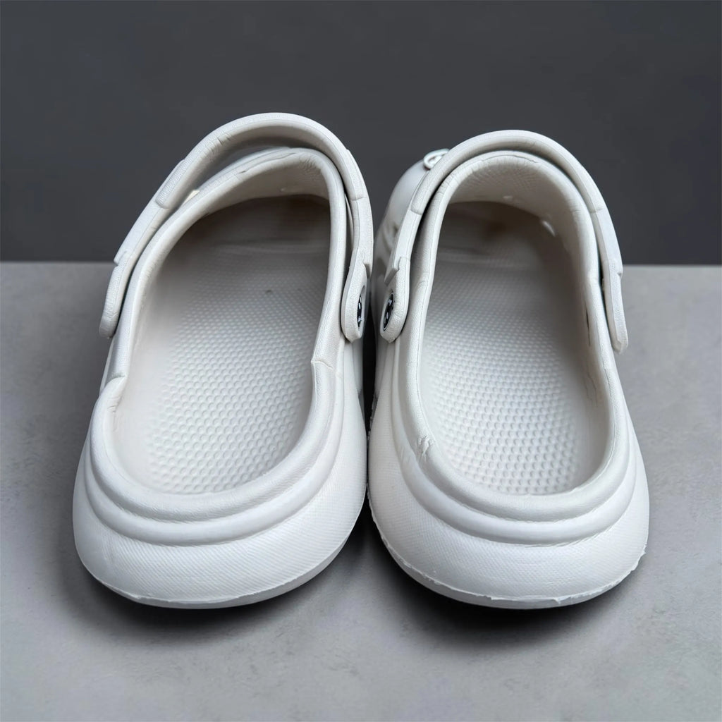 White Vented Clogs | Comfortable Garden Shoes