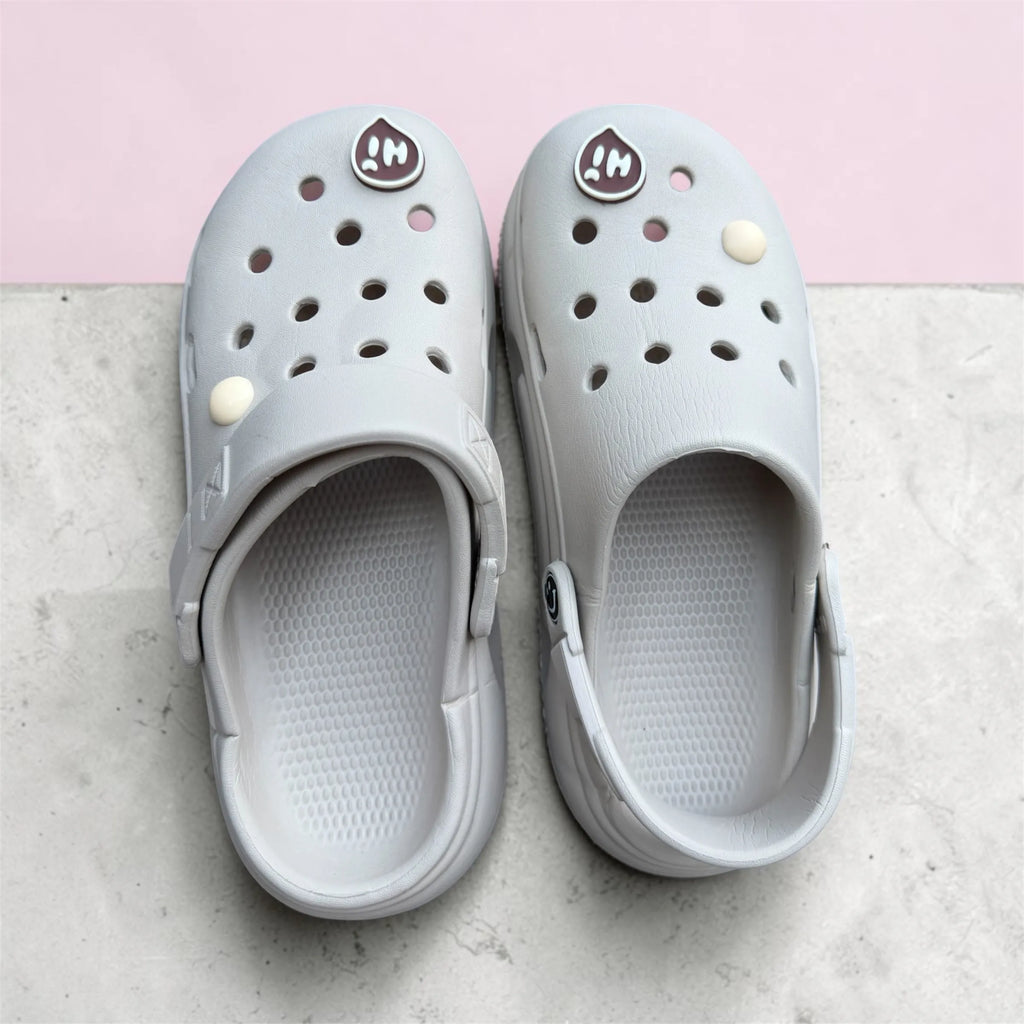 White Vented Clogs | Comfortable Garden Shoes