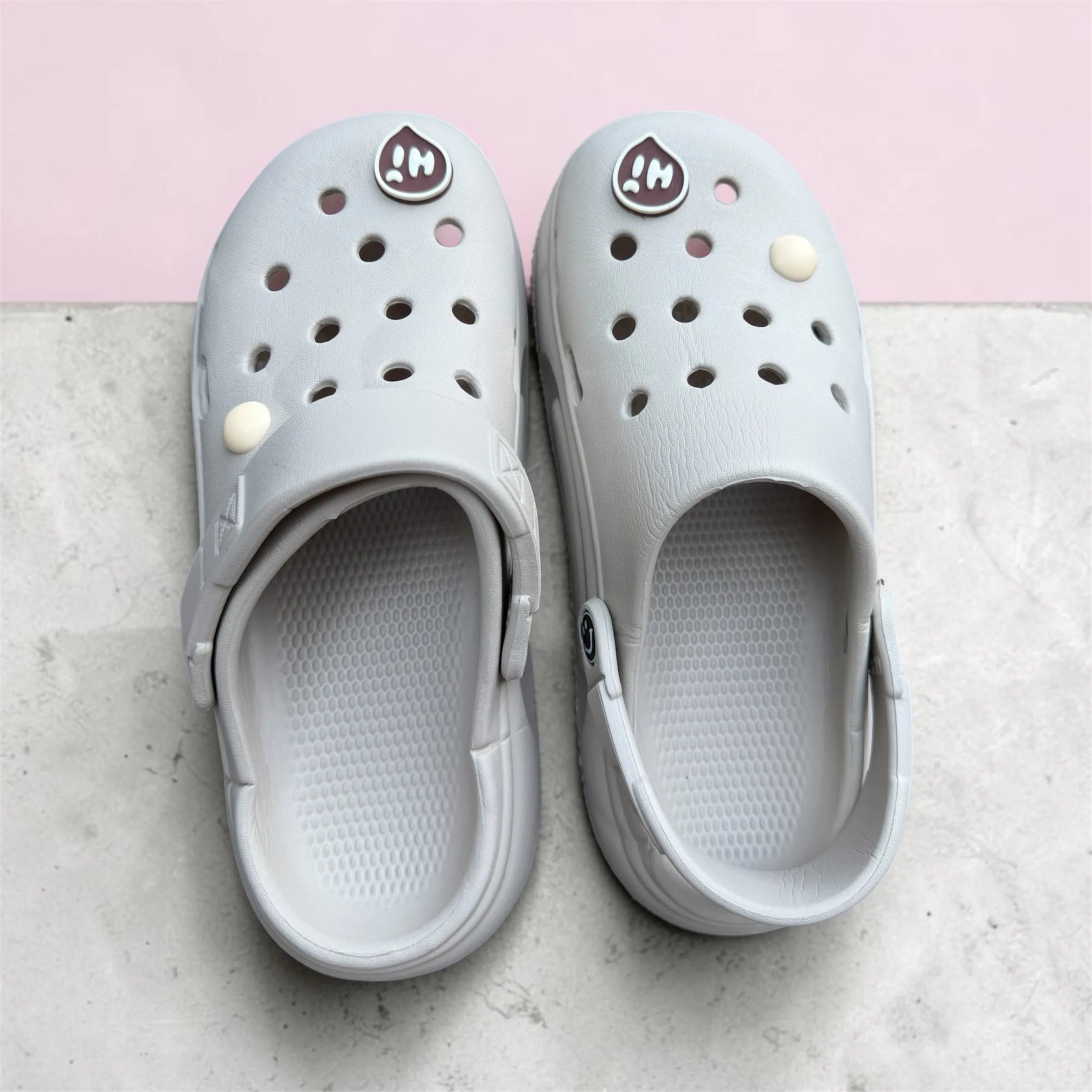 White Vented Clogs | Comfortable Garden Shoes