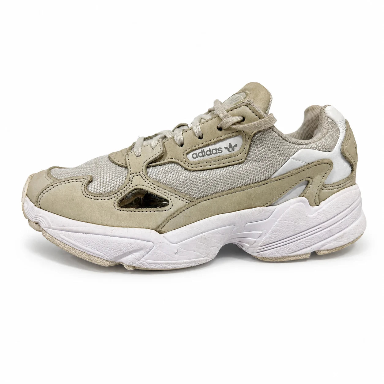 Adidas Falcon White Chunky Trainers