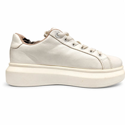 Aldo Peono Floral Lace-Up Platform Sneakers – White Floral Print