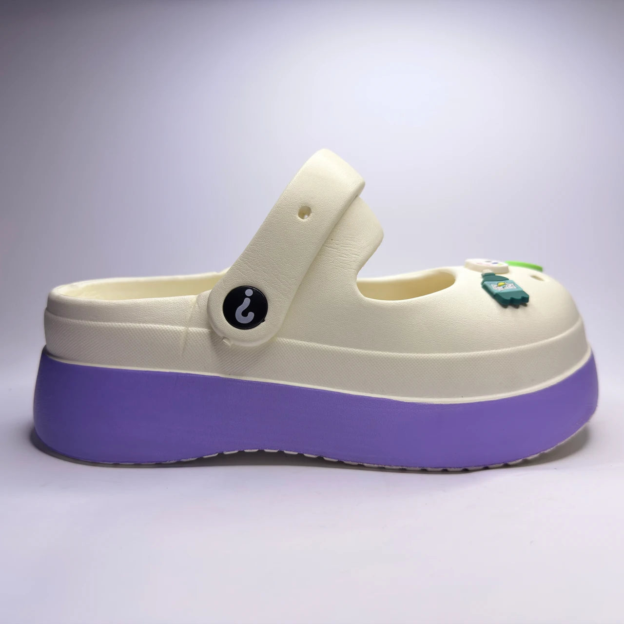 Platform Clogs with Jibbitz Charms