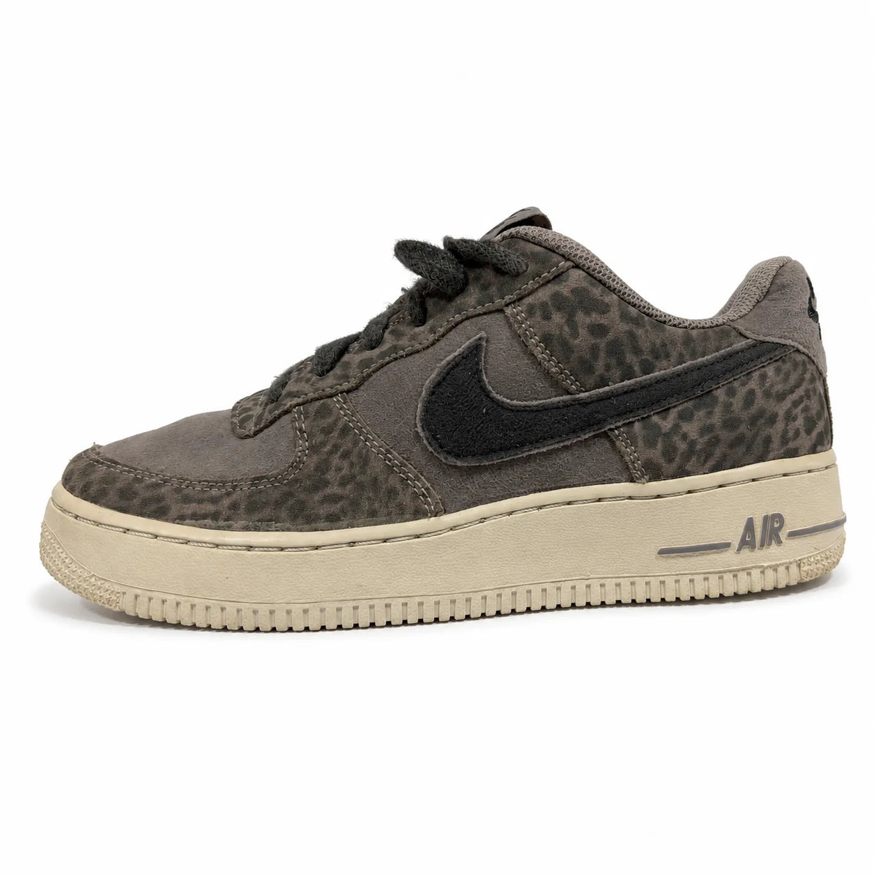 Nike Air Force 1 Low 'Grey Leopard Suede' Sneakers