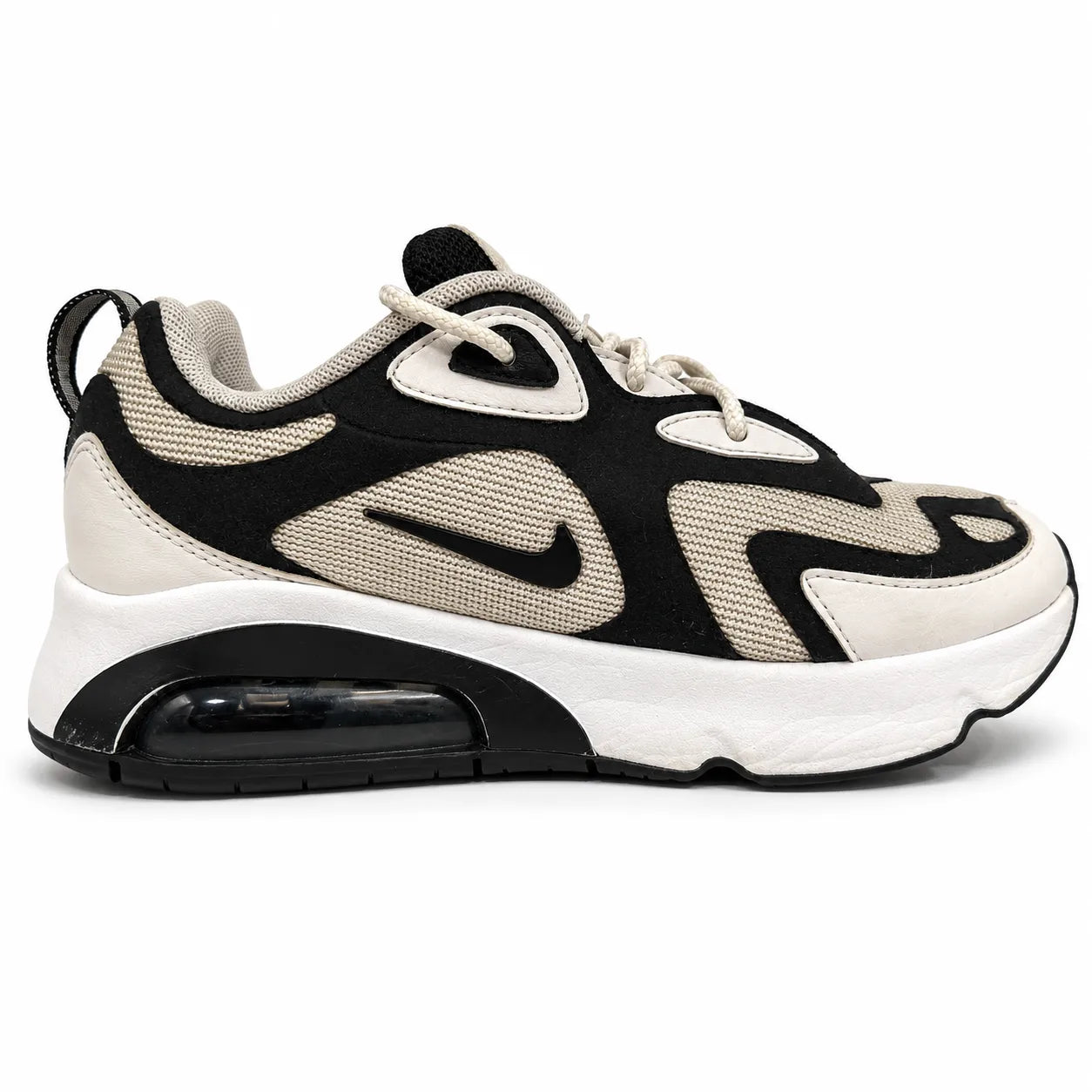 Nike Air Max 200 White Black Trainers