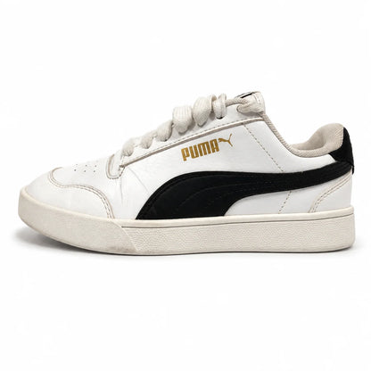 Puma Smash V2 White Leather Sneakers