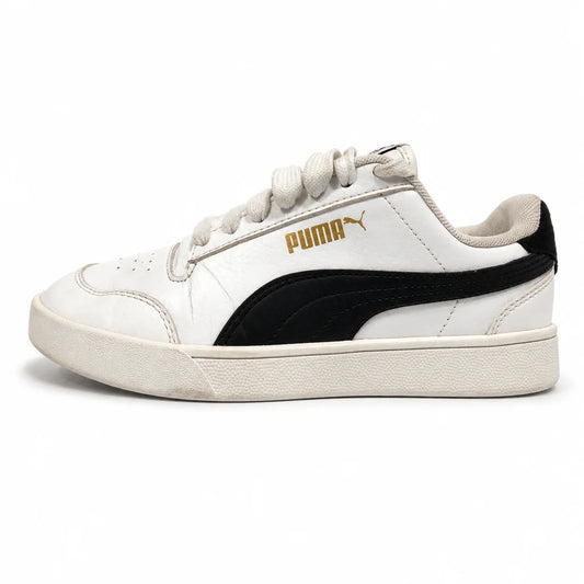 Puma Smash V2 White Leather Sneakers