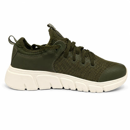Venice Sneakers – Olive Green Knit