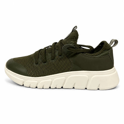 Venice Sneakers – Olive Green Knit