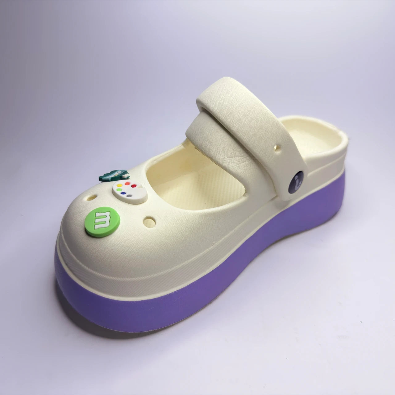 Platform Clogs with Jibbitz Charms