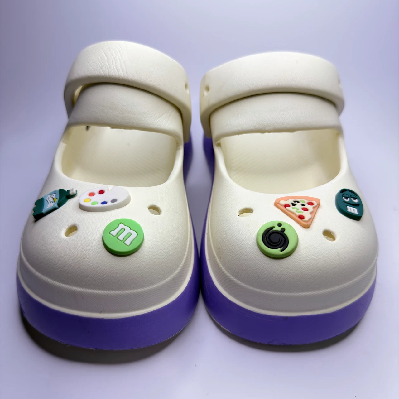 Platform Clogs with Jibbitz Charms